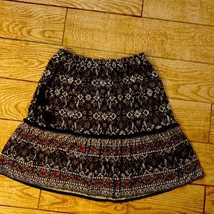 COPY - Max Studio Women’s Bohemian Style Elastic Waist Tassel Skirt Size Medium